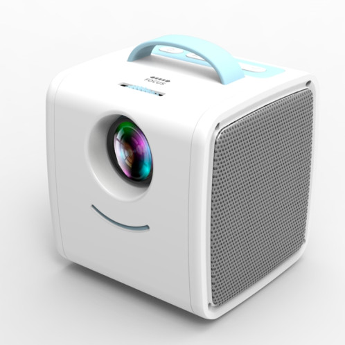 Q2 LED 1080P Mini projecteur portable pour enfants, type de prise: prise AU (bleu blanc) SH204B1807-013