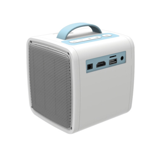 Q2 LED 1080P Mini projecteur portable pour enfants, type de prise: prise AU (bleu blanc) SH204B1807-013