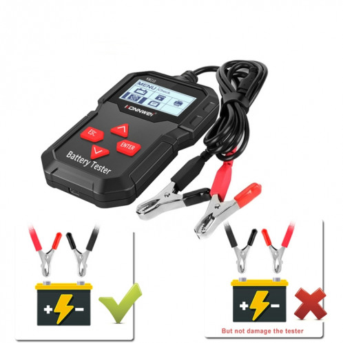 Détecteur de batterie de résistance de capacité de batterie de test de batterie de voiture KONNWEI KW210 SK9473128-017