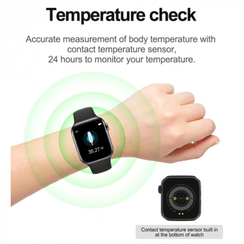 MX05 1,54 pouces TFT couleur écran tactile montre intelligente Bluetooth double mode, prise en charge du moniteur de sommeil / moniteur de fréquence cardiaque / surveillance de la pression artérielle (or rose) SH801B777-016