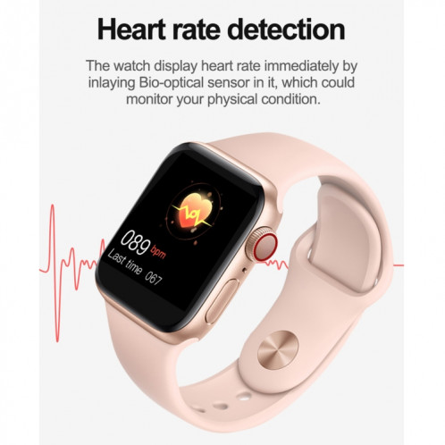 MX05 1,54 pouces TFT couleur écran tactile montre intelligente Bluetooth double mode, prise en charge du moniteur de sommeil / moniteur de fréquence cardiaque / surveillance de la pression artérielle (or rose) SH801B777-016
