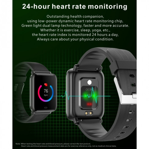Q9T 1.3 pouces TFT écran tactile double mode Bluetooth Smart Watch, prise en charge de la détection de la température corporelle / moniteur d'oxygène sanguin / tensiomètre (vert) SH401E609-016