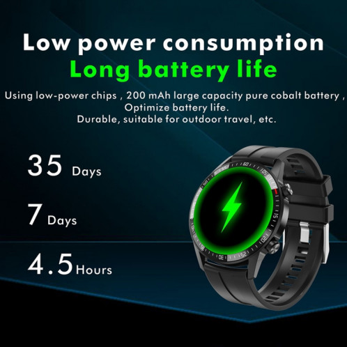 Q88 Montre intelligente Bluetooth à double mode à écran tactile de 1,28 pouces, moniteur de sommeil / moniteur de fréquence cardiaque / surveillance de la pression artérielle (bracelet en cuir marron) SH701A1210-016
