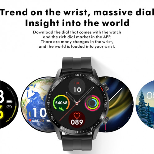 Q88 Montre intelligente Bluetooth à double mode à écran tactile de 1,28 pouces, moniteur de sommeil / moniteur de fréquence cardiaque / surveillance de la pression artérielle (bracelet en cuir marron) SH701A1210-016