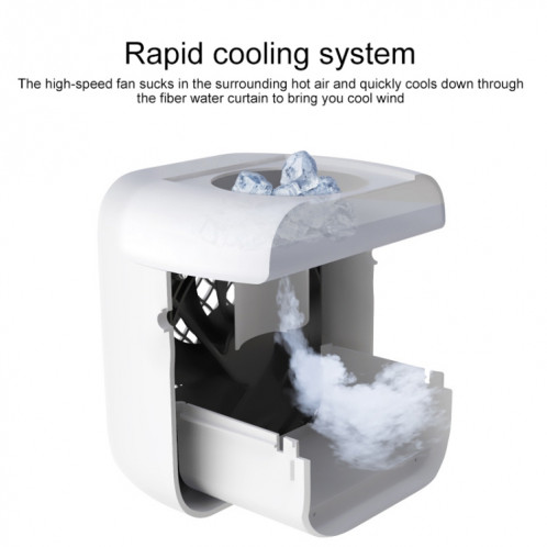 Instrument de réapprovisionnement sur l'eau du ventilateur de l'humidificateur portable BD-F26 (blanc) SH124W1429-08
