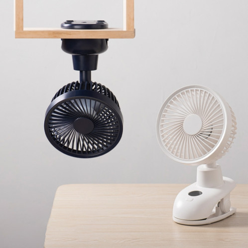 D601Y Portable USB Clip-on Oscillant Petit Ventilateur (Blanc) SH076W251-09