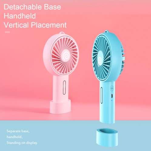 ROCK F2 Mini ventilateur portable à 3 niveaux avec mode de ventilateur USB Bureau Ventilateur muet (Rose) SR011F1413-019