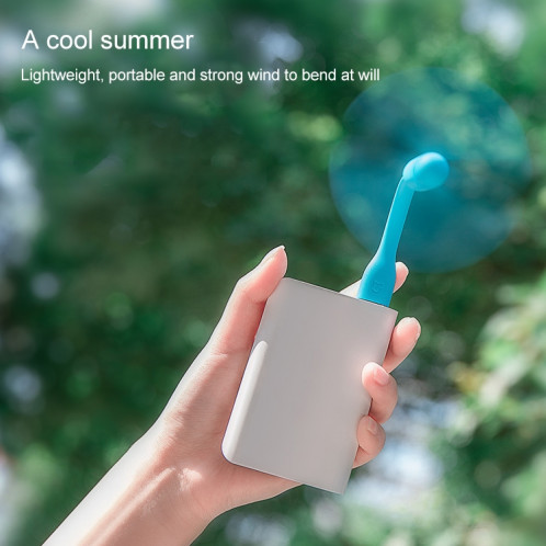 Mini ventilateur électrique USB d'origine Xiaomi Mijia portable (blanc) SX152W410-07