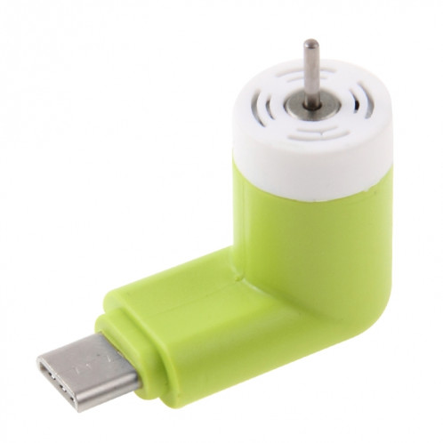 Mode USB 3.1 Type-C Mini ventilateur avec deux feuilles, pour téléphone portable avec fonction OTG (vert) SM600G667-011