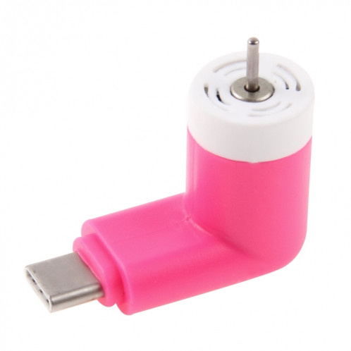 Ventilateur portatif de type USB 3.1 type C avec deux feuilles, pour téléphone portable avec fonction OTG et port USB 3.1 Type-C (Magenta) SV600M1295-011