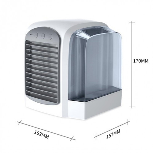 WT-F10 Portable style européen ventilateur à refroidissement par eau (bleu) SH160L804-012
