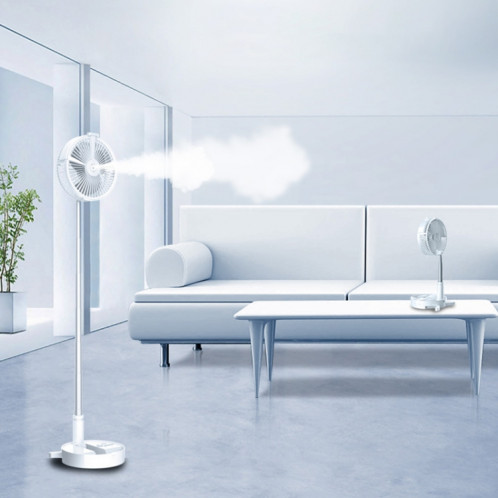 Ventilateur de pulvérisation d'humidification et d'hydratation Ventilateur pliable de bureau de chargement USB (blanc) SH905W1167-010
