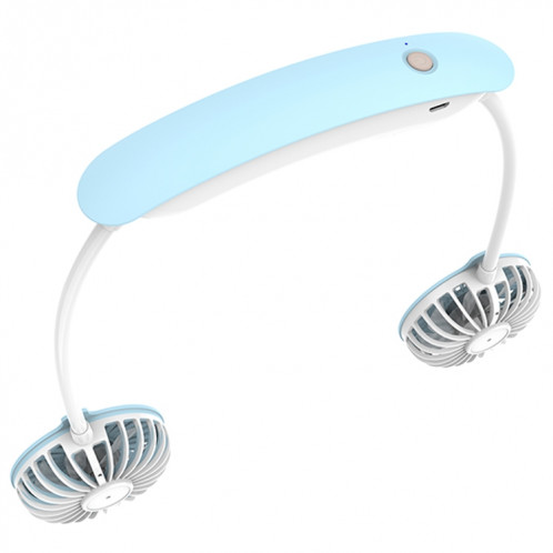 F6 Mini ventilateur de cou suspendu pour l'extérieur, chargement USB, petit ventilateur paresseux (bleu) SH822L1175-08