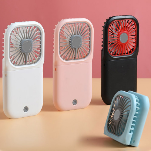 Ventilateur portable de poche de poche de poche F20 Bureau portable pliante Mute USB suspendue ventilateur de cou (rose) SH830F1647-016