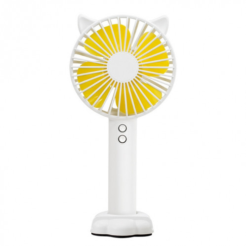 Ventilateur électrique de support de bureau multifonction N10, avec contrôle à 3 vitesses (blanc) SH200W994-011