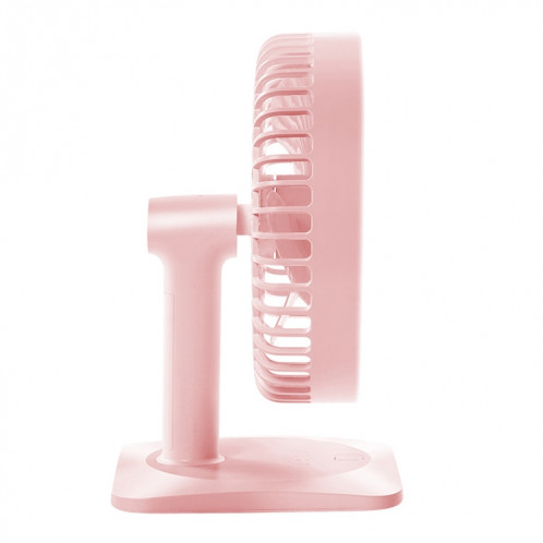 Ventilateur électrique de bureau muet de chargement USB réglable N11, avec contrôle à 3 vitesses (rose) SH201F1884-014