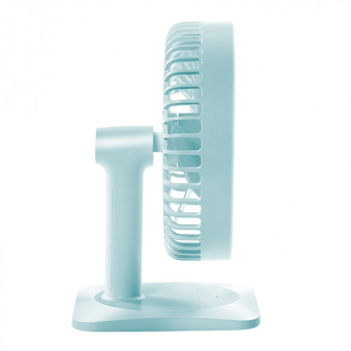 Ventilateur électrique de bureau muet de chargement USB réglable N11, avec contrôle à 3 vitesses (bleu ciel) SH01SL1763-014