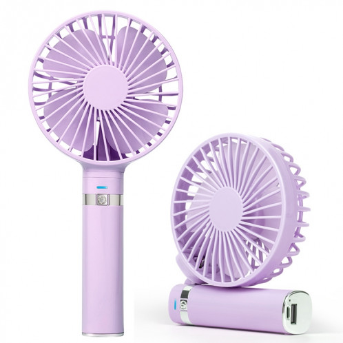 Ventilateur électrique portable pliable S2, avec contrôle à 3 vitesses et veilleuse (violet) SH203P1602-013