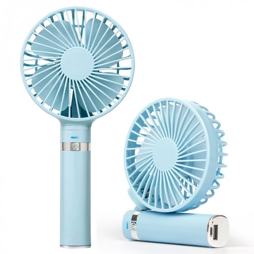 Ventilateur électrique portable pliable S2, avec contrôle à 3 vitesses et veilleuse (bleu ciel) SH03SL433-013