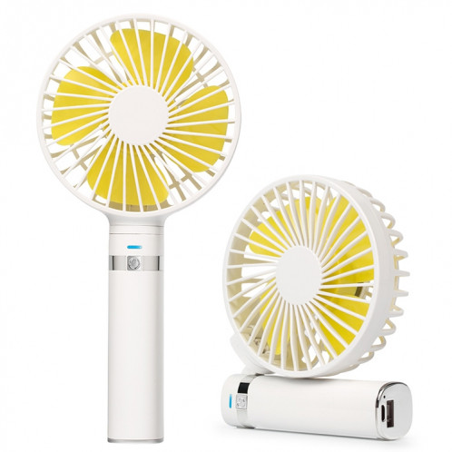 Ventilateur électrique portable pliable S2, avec contrôle à 3 vitesses et veilleuse (blanc) SH203W211-013
