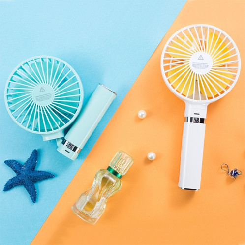 Ventilateur électrique portable pliable S2, avec contrôle à 3 vitesses et veilleuse (blanc) SH203W211-013