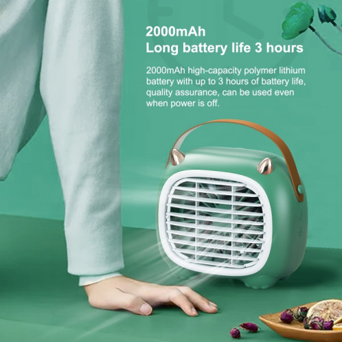 WK WT-F19 Petit ventilateur de bureau du ventilateur de refroidissement de l'eau (vert) SW256G1664-09