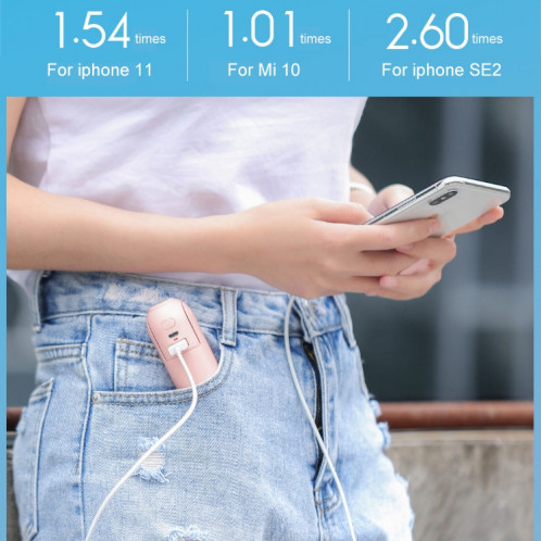 XIAOMI YOUPIN JISULIFE F8 MINI MINI MINI MINI MINIFORME DE PORTATEUR DE PORTATEUR (Blanc) SX121W1077-07