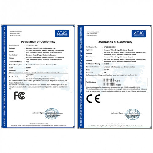 Thermomètre infrarouge YAD-001 + distributeur de stérilisation à capteur infrarouge automatique avec support de montage sur trépied SH01161848-09