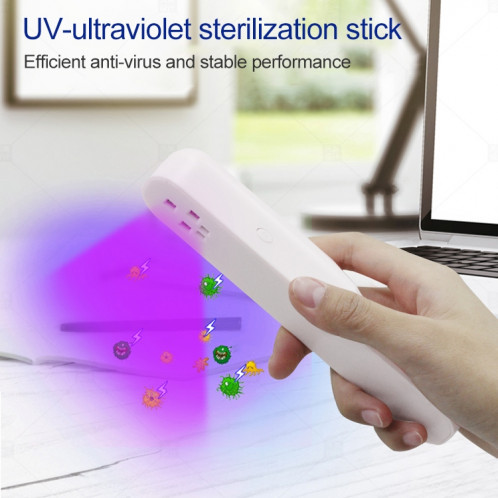 U1 Portable UVC stérilisateur LED Lampe de bâton de désinfection de la lumière (blanc) SH009W184-010