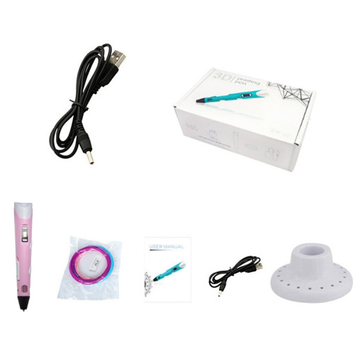 Stylo d'impression 3D à main, prise USB (rose) SH038F696-013