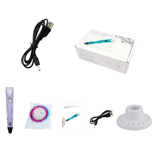 Stylo d'impression 3D portatif, prise USB (violet) SH038P1421-013