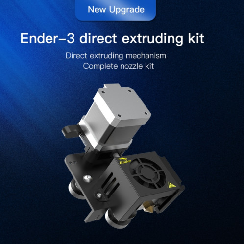 Creality Ender-3 Kit complet de buse d'extrudeuse pour mécanisme d'extrusion directe avec moteur pas à pas SC00691255-09