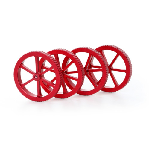Creality Écrou de nivellement vissé à la main en métal rouge pour imprimante 3D Ender-3 / Ender-3 Pro / Ender-3 V2 / CR-10 Pro V2 (rouge) SC079R101-09
