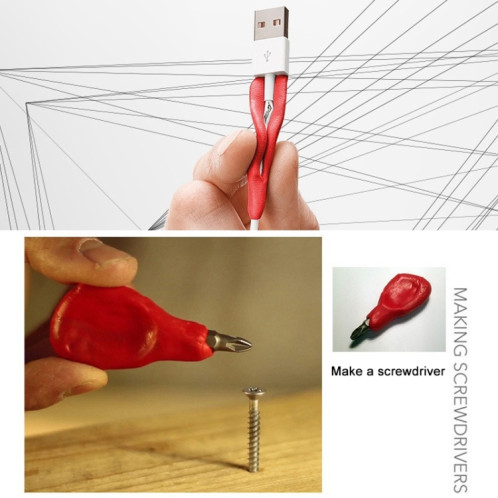 Câblage PCL de 5 mm de 1,75 mm Câbles d'impression 3D Câbles d'impression 3D (rouge clair) SH84LR1294-06