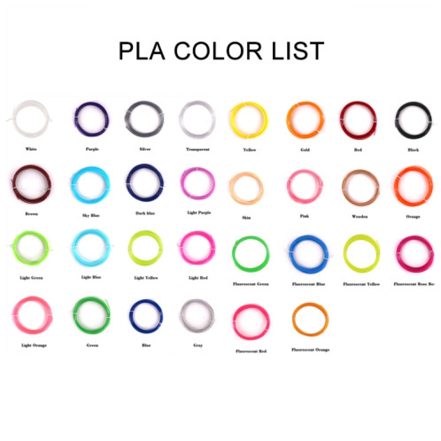 10m 1.75mm Température normale Câble PLA Câbles d'impression 3D Consommables (vert clair) SH085T1397-06