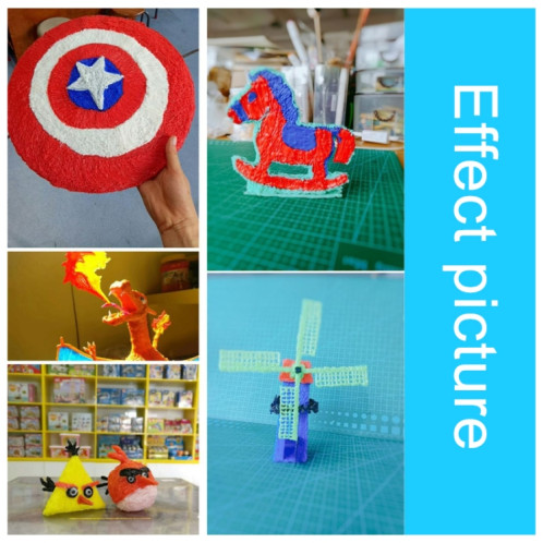 10m 1.75mm Température Normal Câble PLA Câblé 3D Pen Consommables (Bleu) SH085L264-06