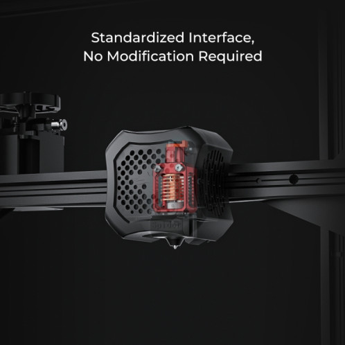 CREALITY Imprimante 3D Partie Spider Haute Température et Haut Débit Hotend Pro (Rouge) SC0087785-011