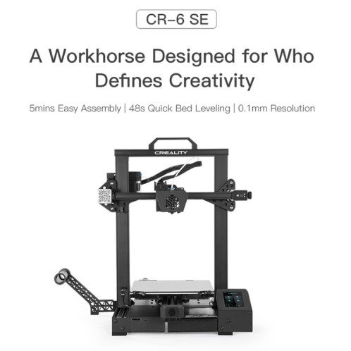 CREALITY CR-6 SE 350W Imprimante 3D bricolage intelligente sans nivellement, taille d'impression: 235 x 235 x 250 mm SC10US894-025