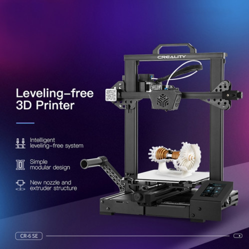 CREALITY CR-6 SE 350W Imprimante 3D bricolage intelligente sans nivellement, taille d'impression: 235 x 235 x 250 mm SC10US894-025