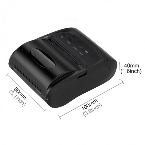 Imprimante de reçus Bluetooth pour ligne thermique POS-5802 (noir) SH4400970-07