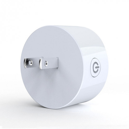 10A Forme Ronde WiFi Mini Plug APP Télécommande Minuterie Smart Socket Fonctionne avec Alexa et Google Accueil, AC 100-240 V, Japon Plug SH0368701-07