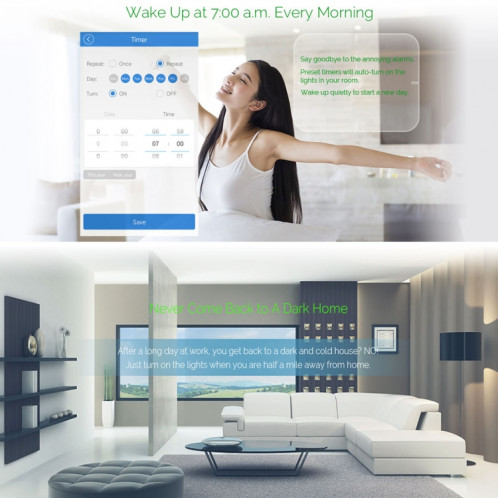 WS-UK-03 Interrupteur mural intelligent avec panneau en verre trempé EWeLink pour APP, écran tactile 2A 3 Gangs, AC 90V-250V, prise anglaise SH30251218-010