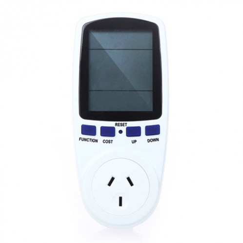 AC 240V 50Hz Max 10A LCD affichage compteur de puissance énergie Watt ampères Volt analyseur de moniteur d'utilisation d'électricité, prise AU SH266B1458-06