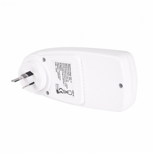 AC 240V 50Hz Max 10A LCD affichage compteur de puissance énergie Watt ampères Volt analyseur de moniteur d'utilisation d'électricité, prise AU SH266B1458-06
