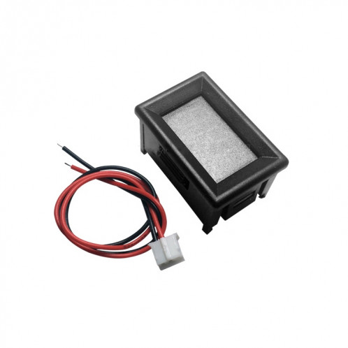 Tensiomètre numérique 10 PCS 0,36 pouces à 2 fils avec coque, écran couleur, Tension de mesure: CC 2,5-30 V (rouge) SH102R675-08