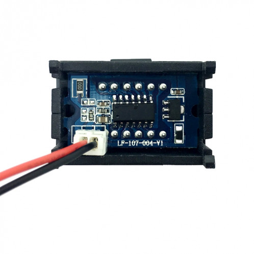 10 PCS 0.36 inch Tensiomètre numérique avec coque, écran couleur, Tension de mesure: DC 0-100V (rouge) SH103R1965-08