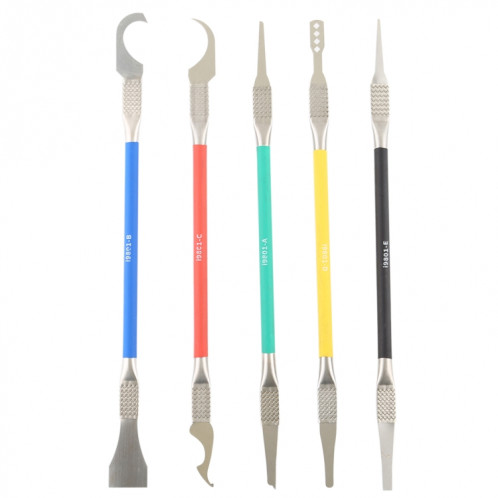 Kaisi i9801 CPU professionnel téléphone portable / tablette tiges de démontage en plastique kits d'outils de réparation de pied de biche SK1122369-06
