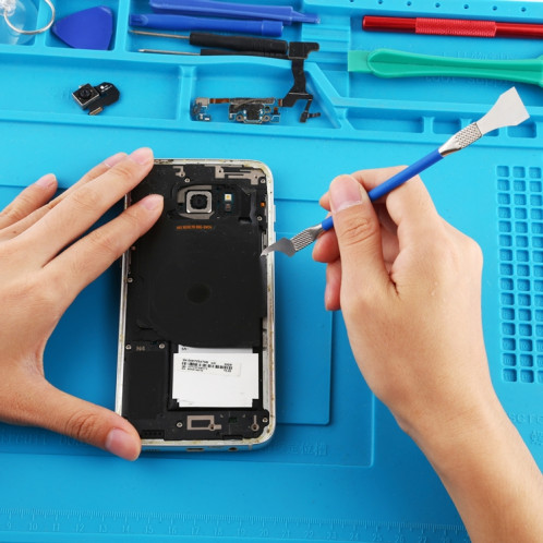 Kaisi i9801 CPU professionnel téléphone portable / tablette tiges de démontage en plastique kits d'outils de réparation de pied de biche SK1122369-06