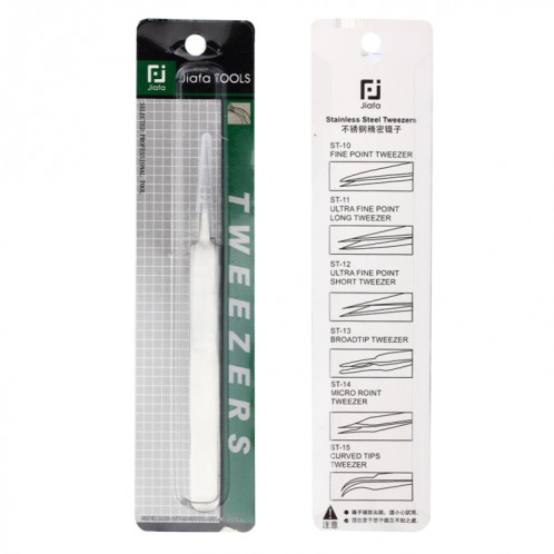 JIAFA ST-14 Pincettes anti-acides en acier anti-acide de haute dureté SJ15011636-05