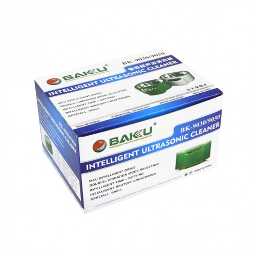 BAKU BK-9030 30 W 0.8L LCD Affichage Nettoyeur à ultrasons, AC 220V, UE Plug (Vert) SB90AG321-05